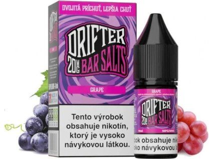 DRIFTER Bar Salts Grape 10ml (Nikotín: 20 mg, Objem 10 ml)