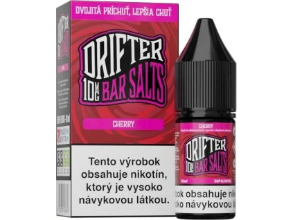 DRIFTER Bar Salts Cherry 10ml (Nikotín: 20 mg, Objem 10 ml, Príchuť ovocná)