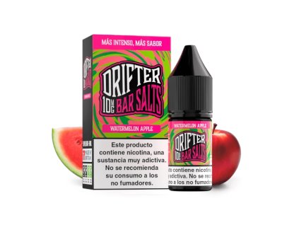 DRIFTER Bar Salt Watermelon Apple 10ml (Nikotín: 20 mg, Objem 10 ml, Príchuť ovocná)