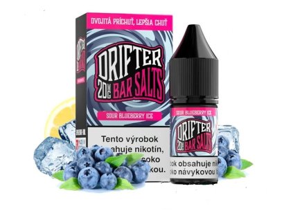 DRIFTER Bar Salt Sour Blueberry ICE 10ml (Nikotín: 20 mg, Objem 10 ml, Príchuť ovocná)