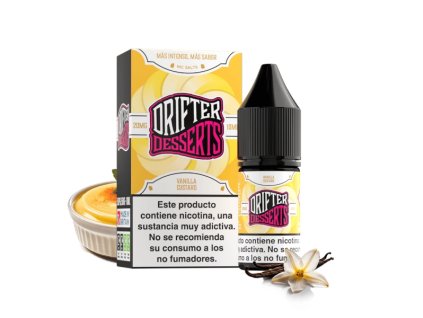 DRIFTER Desserts Salt Vanilla Custard 10ml (Nikotín: 20 mg, Objem 10 ml, Príchuť dezertná)