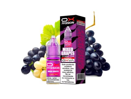 Oxva OX Passion Salts Mixed Grapes 10ml (Nikotín: 15 mg, Objem 10 ml, Príchuť ovocná)