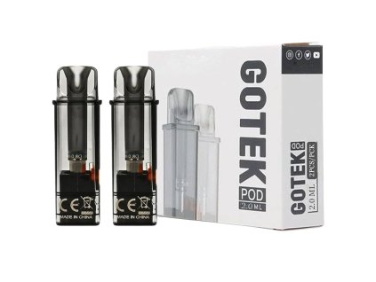 Aspire Gotek 0.8 Ohm Pod cartridge (2 ks/bal.) (Balenie 2 ks, Odpor 0.8 ohm)