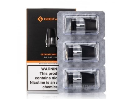 Geekvape Aegis One Pod cartridge (3 ks/bal.) (Balenie 3 ks, Objem 2 ml, Odpor 1,2 ohm)