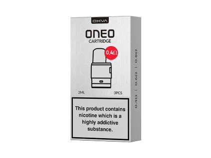 Oxva Oneo Pod cartridge (3 ks/bal.) (Balenie 3 ks, Objem 2 ml, Odpor 0,8 ohm)