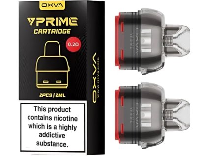 OXVA VPRIME Pod cartridge (2 ks/bal.) (Balenie 2 ks, Objem 5ml, Odpor 0,8 ohm)