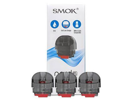 Smok Nord 5 Empty Pod cartridge 3,5 ml (3 ks/bal.) (Objem 3,5 ml)
