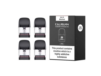 Uwell Caliburn G3 Pod cartridge 4 ks/bal.) (Balenie 4 ks, Odpor 1,2 ohm)
