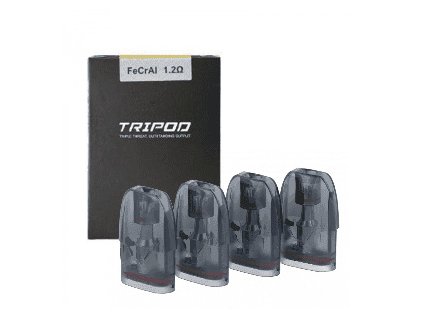 Uwell Tripod PCC Pod cartridge 1,2 ohm 4 ks/bal.) (Balenie 4 ks, Odpor 1,2 ohm)