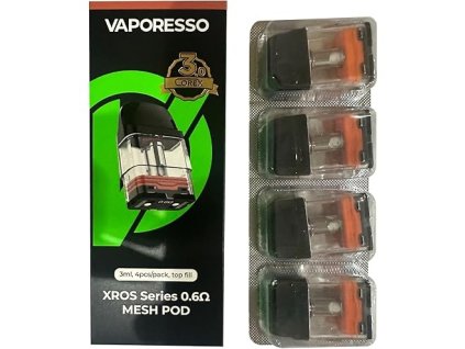 Vaporesso Xros Corex 3.0 POD cartridge, 4 ks/bal. (Balenie 4 ks, Odpor 0,8 ohm)