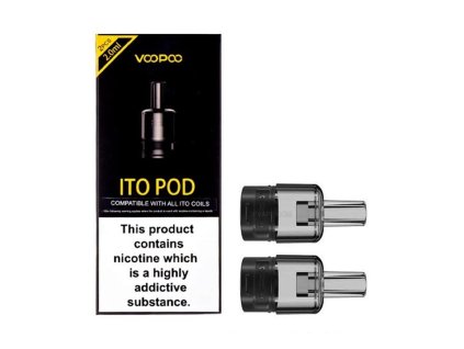 Voopoo ITO Empty Pod cartridge 3ml (2 ks/bal.) (Balenie 2 ks, Objem 3ml)