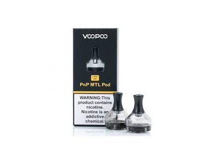 Voopoo PnP MTL empty cartridge 2 ml (2 ks/bal.) (Balenie 2 ks, Objem 2 ml)