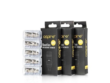 Aspire Nautilus BVC Coil (5 ks/bal.) (Balenie 5 ks, Odpor 1.8 ohm)