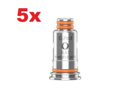 Geekvape Aegis Pod Coil 0.6 ohm mesh (5 ks/bal.) (Balenie 5 ks, Odpor 0.6 ohm)