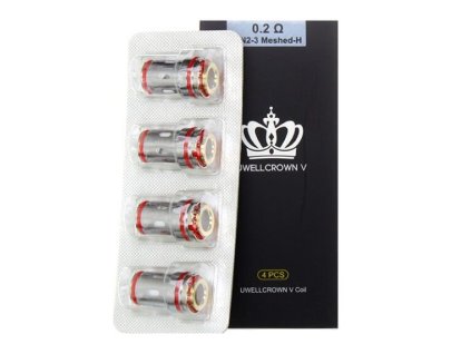 Uwell Crown V Coil (4 ks/bal.) (Balenie 4 ks, Odpor UN2-2 mesh 0.2 ohm)