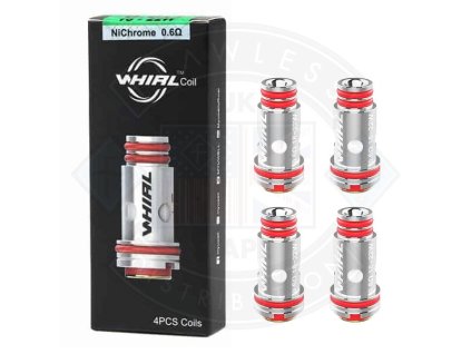 Uwell Whirl Coil 0.6 ohm (4 ks/bal.) (Balenie 4 ks, Odpor 0.6 ohm)