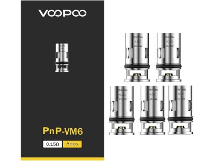 Voopoo PnP-V Coil (5 ks/bal.) (Balenie 5 ks, Odpor 0.15 ohm)