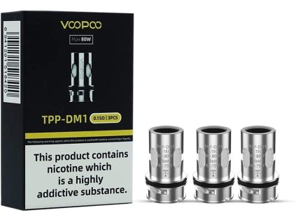 Voopoo TPP Coil (3 ks/bal.) (Balenie 3 ks, Odpor 0.3 ohm)