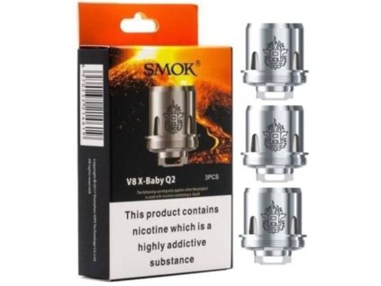 Smok TFV8 Baby Coil (3 ks/bal.) (Balenie 3 ks, Odpor V8 Q2 0.4 ohm)