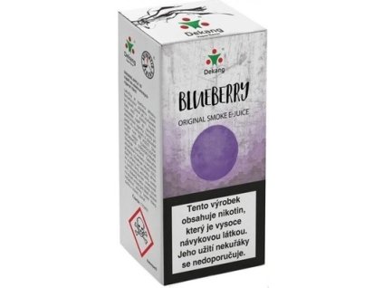 DEKANG e-liquid Blueberry 10ml (Nikotín: 18 mg, Objem 10 ml, Príchuť ovocná)