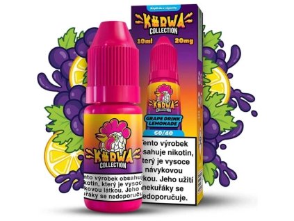 KURWA Collection  Grape Drink Lemonade 10ml, 20mg (Nikotín: 20 mg, Objem 10 ml, Príchuť ovocná)