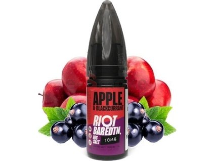 RIOT Bar Apple Blackcurrant 10 ml (Nikotín: 20 mg, Objem 10 ml, Príchuť ovocná)