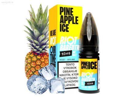 RIOT Bar Pineapple Ice 10 ml (Nikotín: 20 mg, Objem 10 ml, Príchuť ovocná)