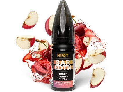 RIOT Bar Sour Cherry Apple 10 ml (Nikotín: 20 mg)