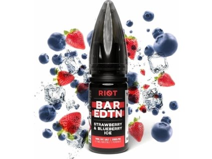 RIOT Bar Strawberry Blueberry Ice 10 ml (Nikotín: 20 mg, Objem 10 ml, Príchuť ovocná)