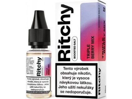 RITCHY Salt  Triple Berry Mix 10 ml (Nikotín: 20 mg, Objem 10 ml, Príchuť ovocná)