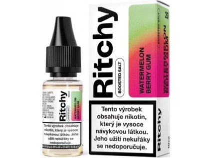 RITCHY Salt  Watermelon Berry Gum 10 ml (Nikotín: 10 mg, Objem 10 ml, Príchuť ovocná)