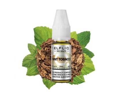 ELFLIQ Mint Tobacco 10 ml (Nikotín: 20 mg, Objem 10 ml, Príchuť tabaková)