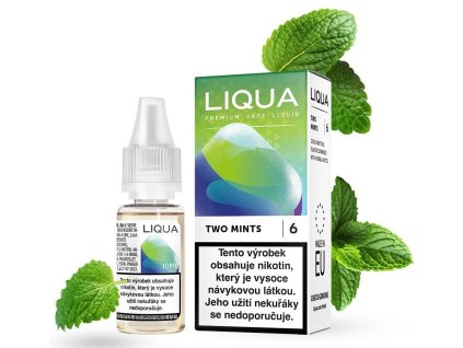 LIQUA Elements Two Mints 10 ml (Nikotín: 0 mg, Objem 10 ml)