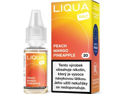 Liqua Salt 10ml Peach Mango Pineapple 20mg (Nikotín: 20 mg, Objem 10 ml)