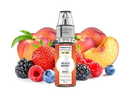 TORNADOLIQ Intense Peach Berry 10 ml (Nikotín: 20 mg, Objem 10 ml)