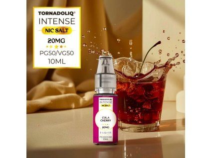 TORNADOLIQ Intense Cola Cherry Nic Salt 10 ml (Nikotín: 20 mg)