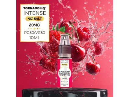 TORNADOLIQ Intense Strawbery Raspberry Cherry Ice Nic Salt 10 ml (Nikotín: 20 mg)