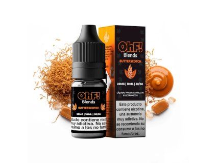 OhF! Salts Blends Butterscotch liquid 10 ml (Nikotín: 20 mg)