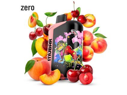 Mübar Eden Beast 50K Disposable Cherry Peach 0mg 18ml