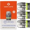 Geekvape Q Pod cartridge, Side Fill (3 ks/bal.) (Balenie 3 ks, Objem 2ml, Odpor 1,2 ohm)