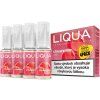 LIQUA Strawberry 4x10 ml e-liquid (4PACK) (Nikotín: 6 mg, Objem 4x10 ml)