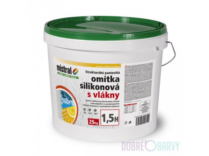 Mistral omítka silikonová s vláknem/25kg