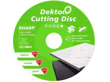Řezací kotouč Dekton 115 mm