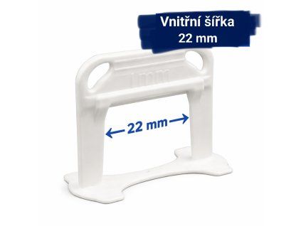 Široké spony 1 mm PRO LEVEL – 500 ks