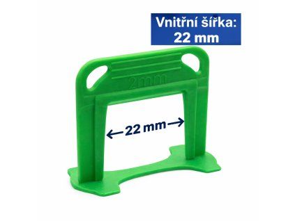 Široké spony 2 mm PRO LEVEL – 500 ks