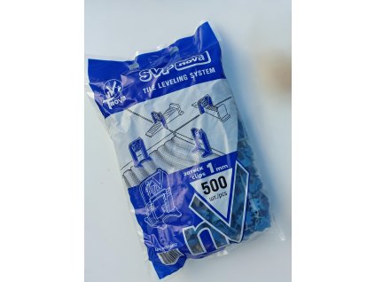 (500ks) Nivelační spony 1mm Svp Nova