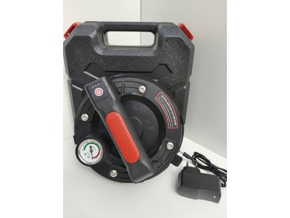 Elektrická vakuová přísavka na dlažbu a sklo s manometrem