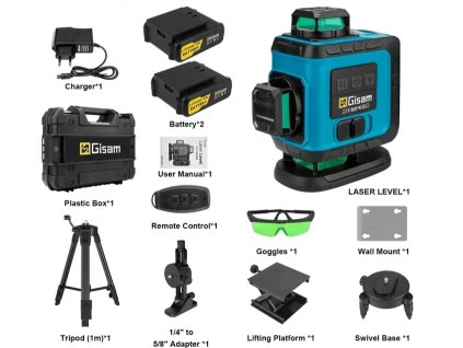 Laserový nivelák Gisam 4D