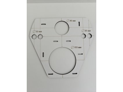 Vrtací šablona na Geberit