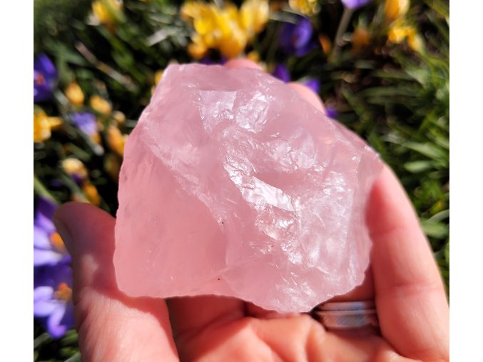 Růženín - přírodní surový kámen extra kvality